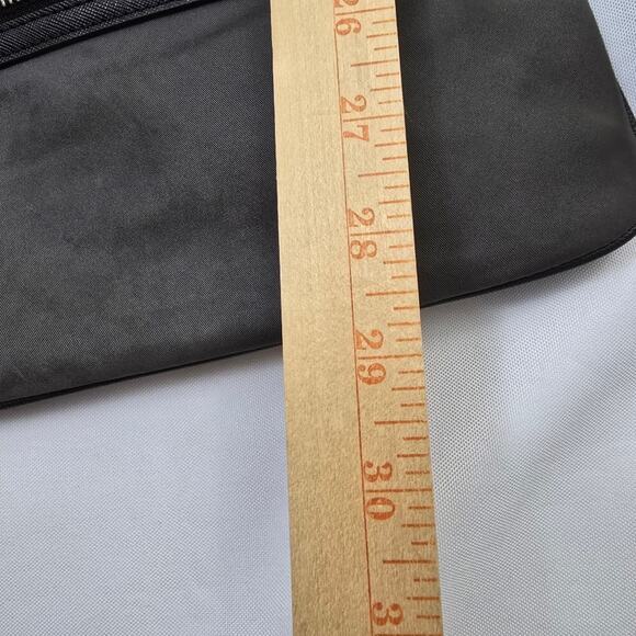 Michael Kors Kempton Nylon Crossbody Bag Dark Gray Causal Zipper Clouser Modern - Picture 8 of 11